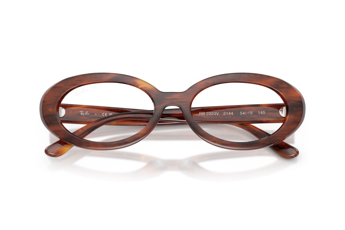 WOMEN'S EYEGLASSES RAY-BAN RX 7046 ERIKA 8140 TRANSPARENT GRAY 