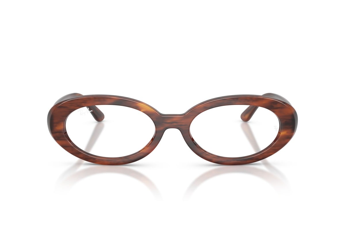 WOMEN'S EYEGLASSES RAY-BAN RX 7046 ERIKA 8140 TRANSPARENT GRAY 