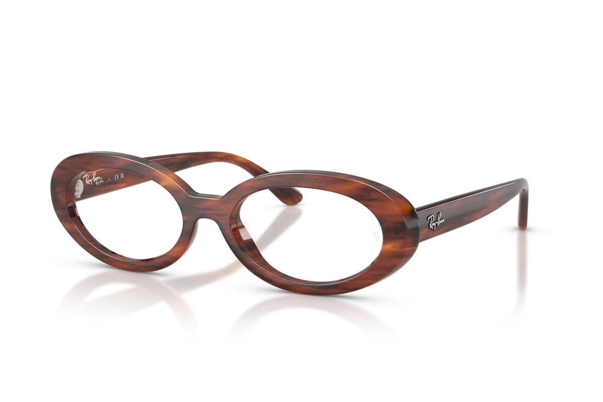 WOMEN'S EYEGLASSES RAY-BAN RX 7046 ERIKA 8140 TRANSPARENT GRAY 