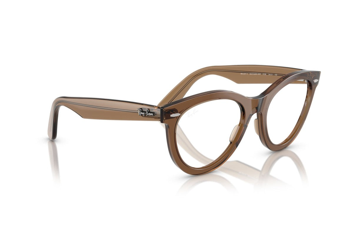 OCCHIALE DA VISTA UNISEX | RAY-BAN RX 2241V - WAYFARER WAY 8198 MARRONE CHIARO TRASPARENTE - CALIBRO 51