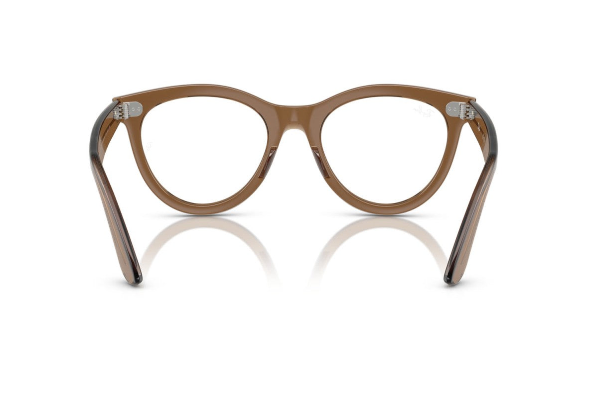 OCCHIALE DA VISTA UNISEX | RAY-BAN RX 2241V - WAYFARER WAY 8198 MARRONE CHIARO TRASPARENTE - CALIBRO 51