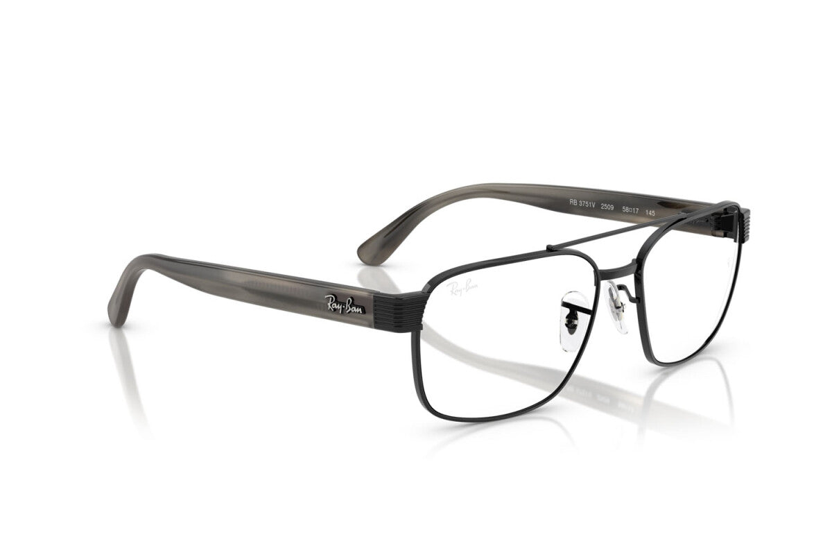 OCCHIALE DA VISTA UNISEX RAY-BAN RX 3751V - 2509 NERO - TAGLIA 58