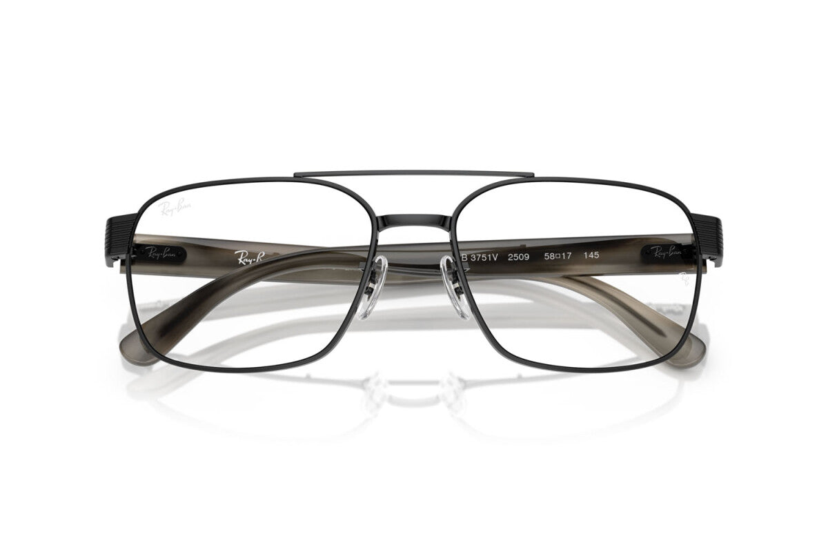 OCCHIALE DA VISTA UNISEX RAY-BAN RX 3751V - 2509 NERO - TAGLIA 56