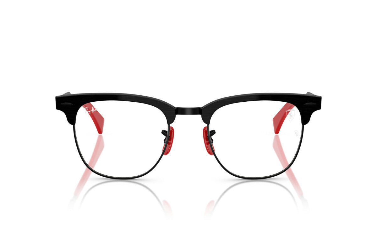 OCCHIALE DA VISTA UNISEX RAY-BAN RX 3807VM - F107 NERO SPAZZOLATO SU NERO - TAGLIA 51