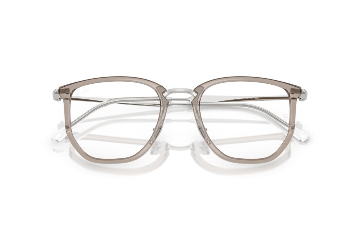 OCCHIALE DA VISTA UNISEX RAY-BAN RX 4451V - 8125 GRIGIO TRASPARENTE - TAGLIA 50