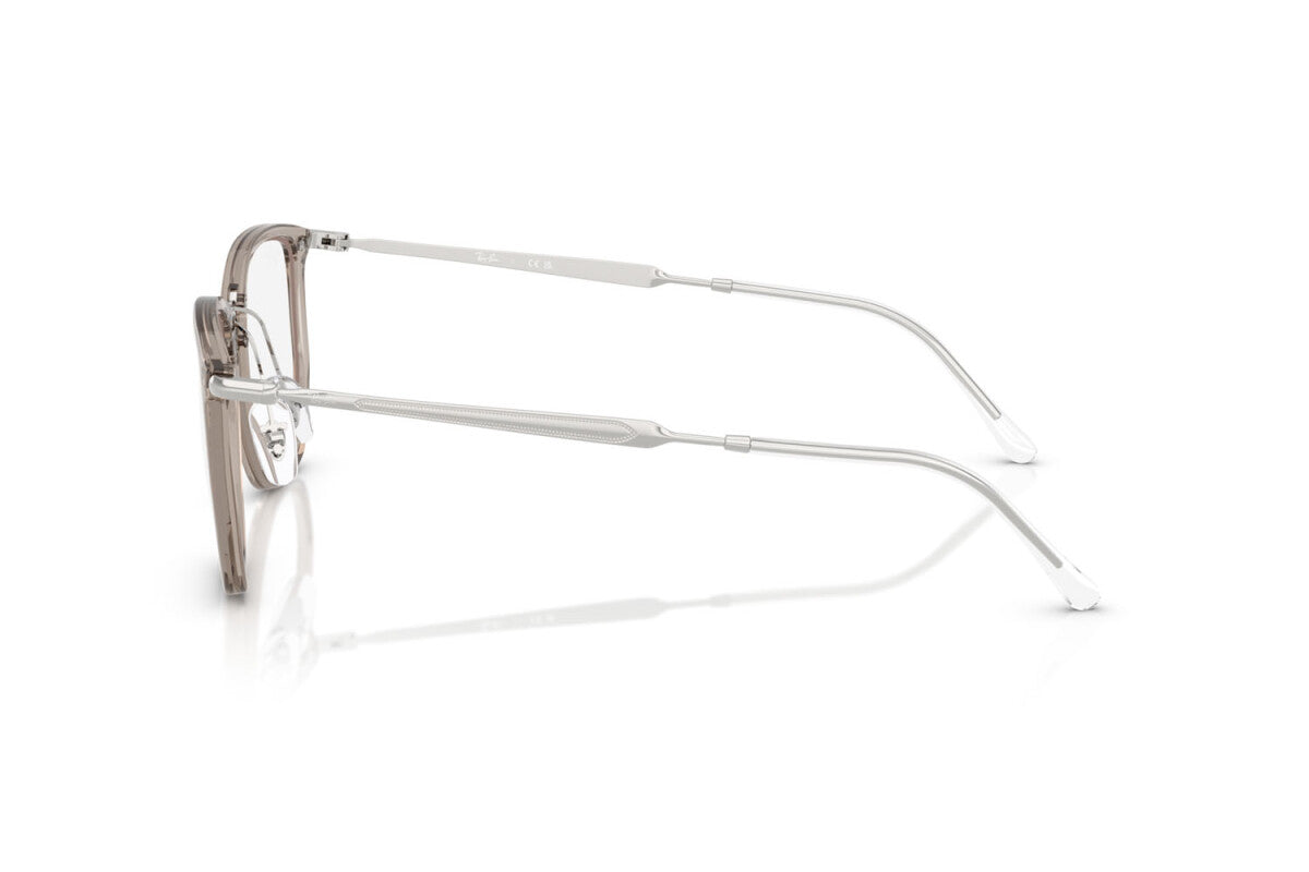 OCCHIALE DA VISTA UNISEX RAY-BAN RX 4451V - 8125 GRIGIO TRASPARENTE - TAGLIA 53