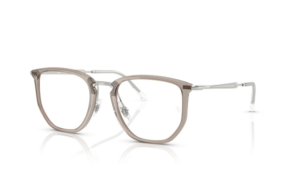 OCCHIALE DA VISTA UNISEX RAY-BAN RX 4451V - 8125 GRIGIO TRASPARENTE - TAGLIA 53