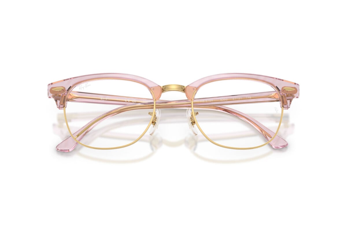 OCCHIALE DA SOLE UNISEX RAY-BAN RX 5154 - CLUBMASTER 8292 FOTO ONDE VIOLA - TAGLIA 53