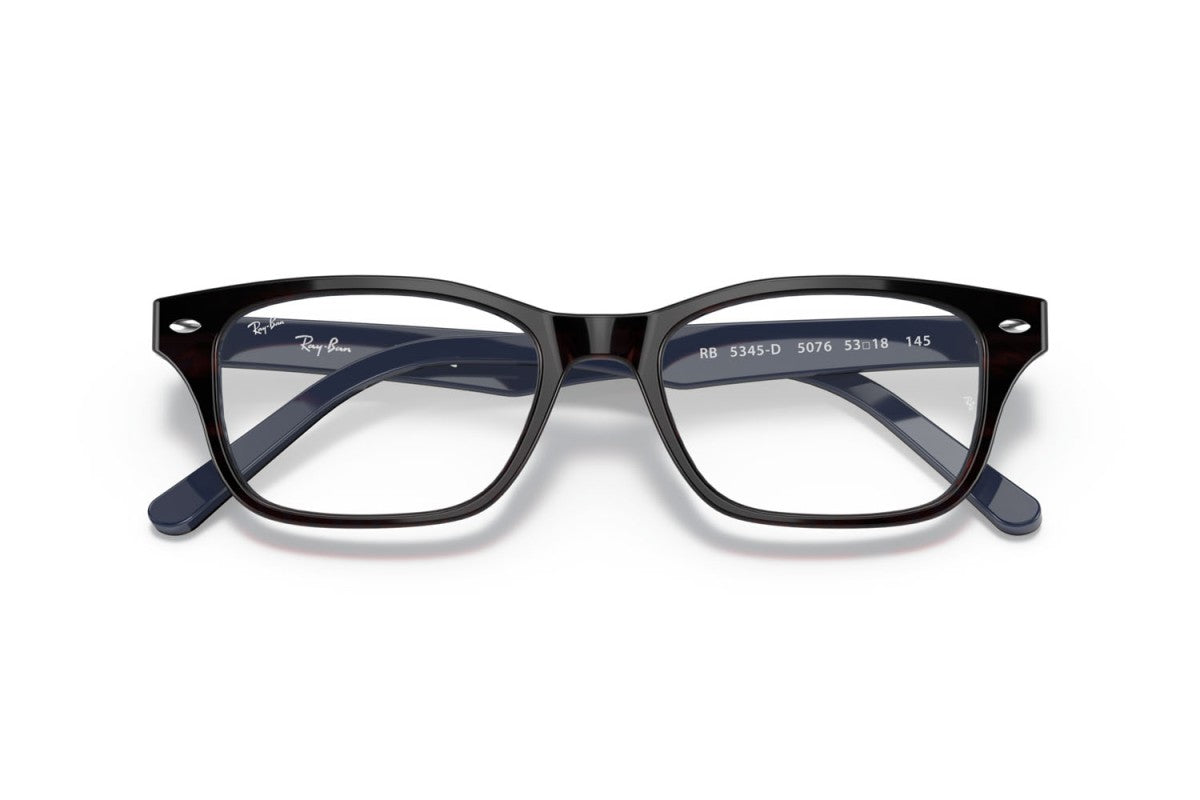 OCCHIALE DA VISTA UNISEX | RAY-BAN RX 5345D - 5076 MARRONE - CALIBRO 53