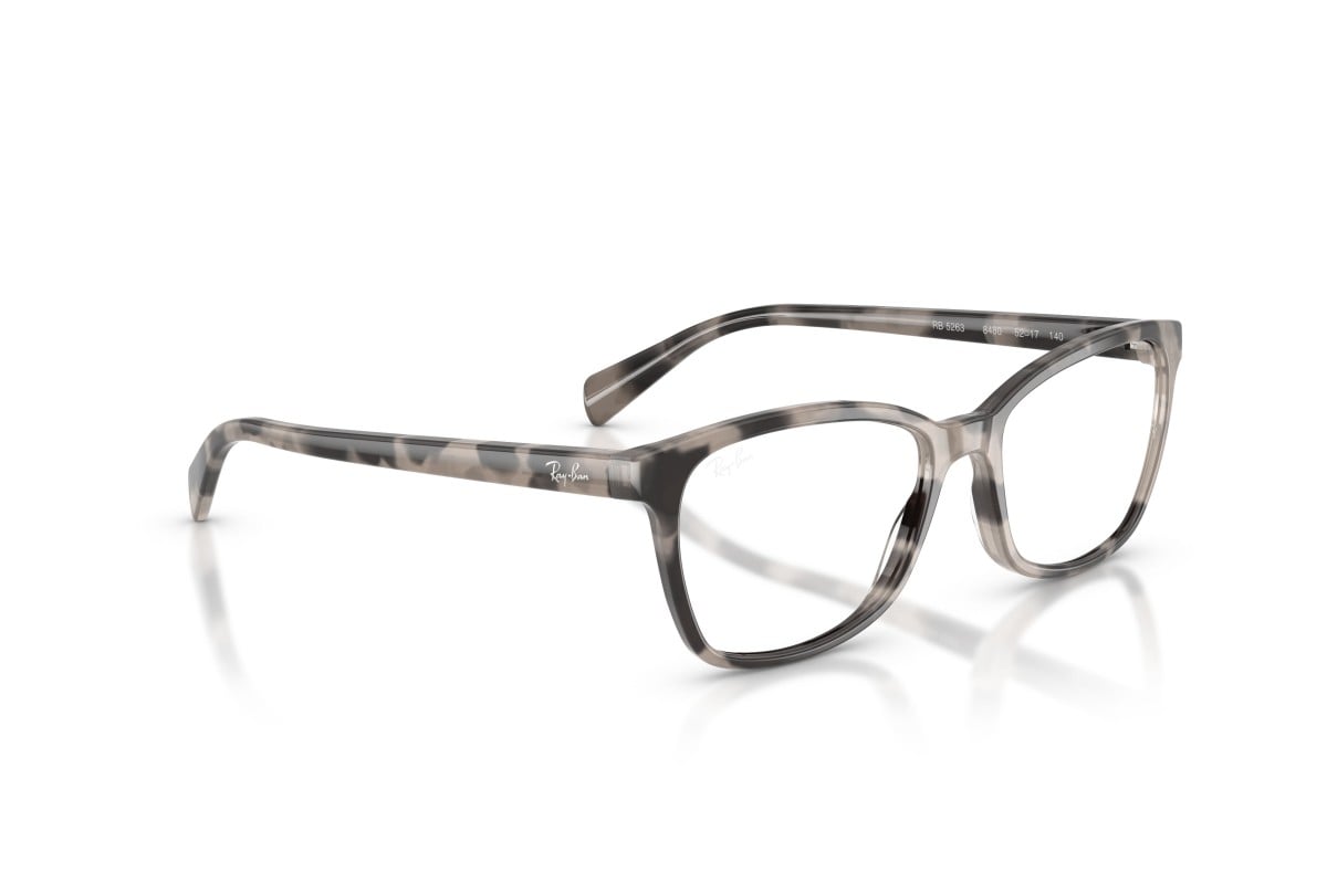 WOMEN'S EYEGLASSES RAY-BAN RX 7046 ERIKA 8140 TRANSPARENT GRAY 
