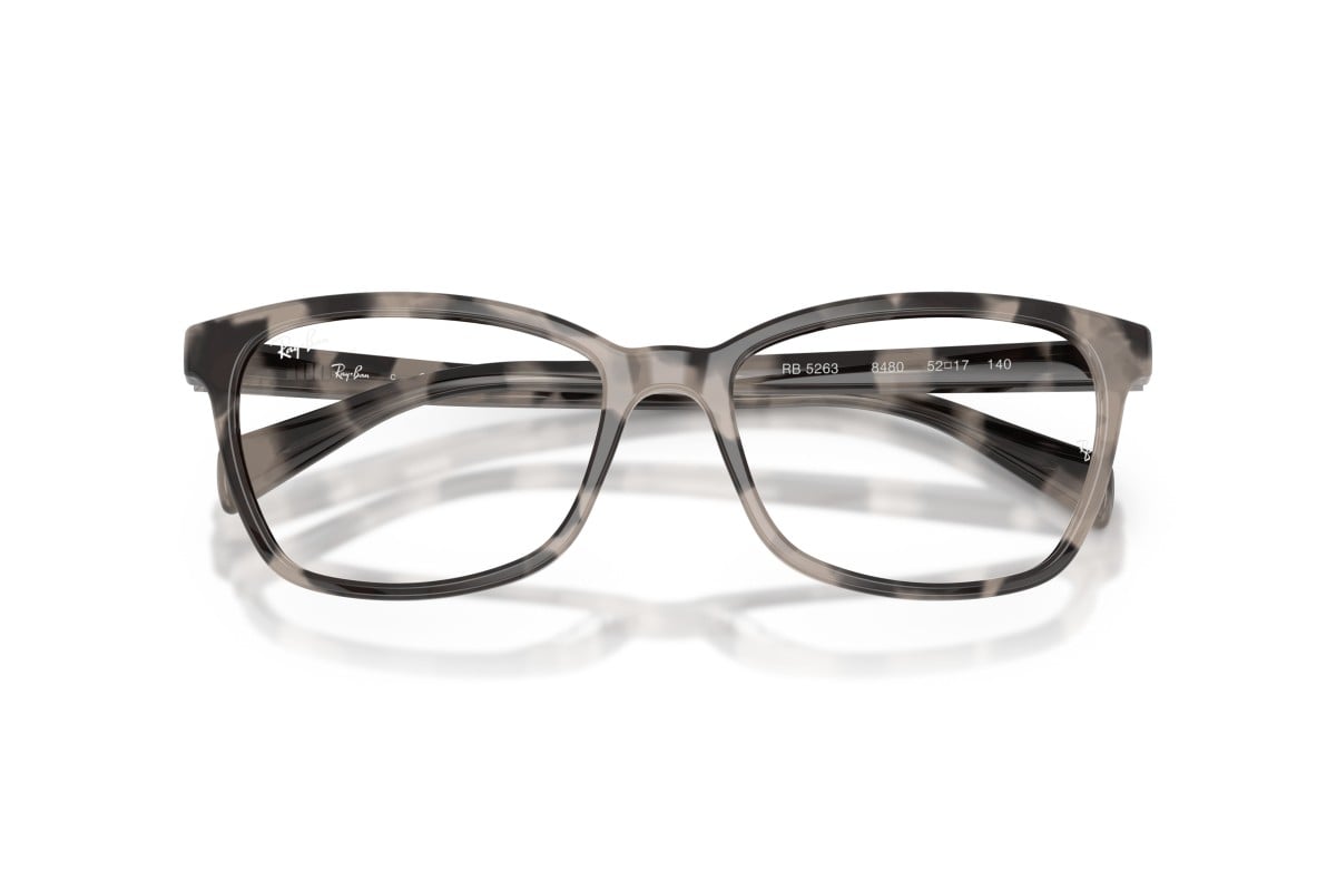 WOMEN'S EYEGLASSES RAY-BAN RX 7046 ERIKA 8140 TRANSPARENT GRAY 