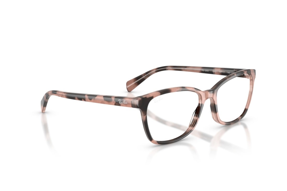 WOMEN'S EYEGLASSES RAY-BAN RX 7046 ERIKA 8140 TRANSPARENT GRAY 