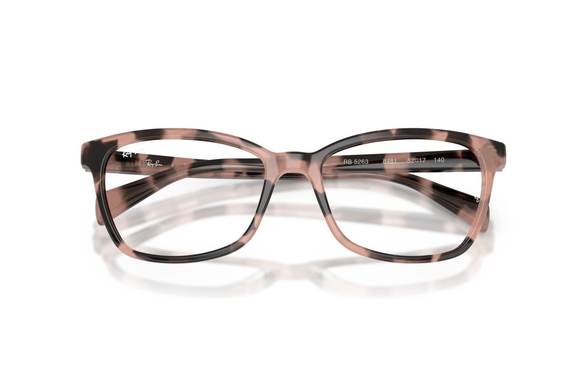 WOMEN'S EYEGLASSES RAY-BAN RX 7046 ERIKA 8140 TRANSPARENT GRAY 