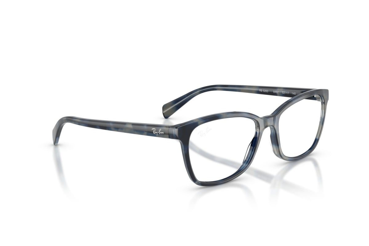 WOMEN'S EYEGLASSES RAY-BAN RX 7046 ERIKA 8140 TRANSPARENT GRAY 
