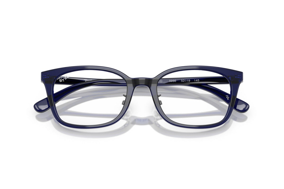 OCCHIALE DA VISTA UNISEX | RAY-BAN RX 5407D - 5986 BLU SCURO TRASPARENTE - CALIBRO 52