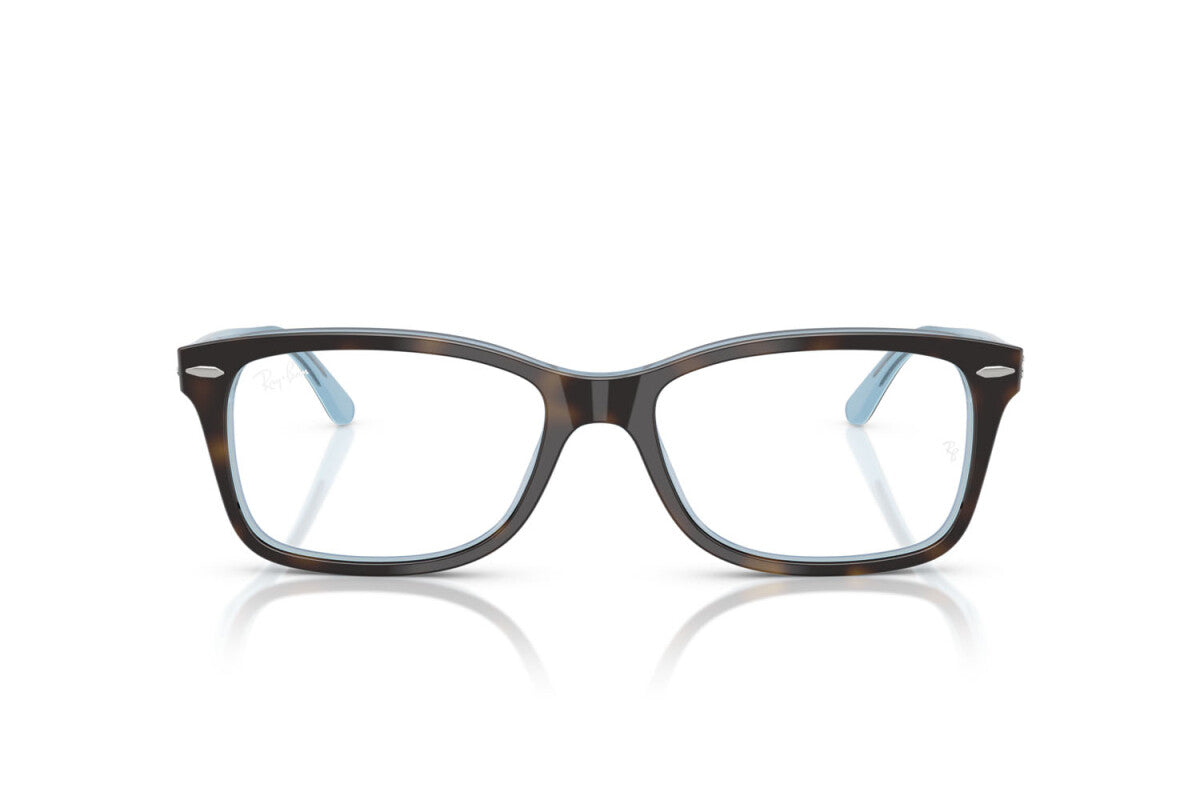 OCCHIALE DA VISTA UNISEX RAY-BAN RX 5428 - 5883 AVANA SU AZZURRO - TAGLIA 53