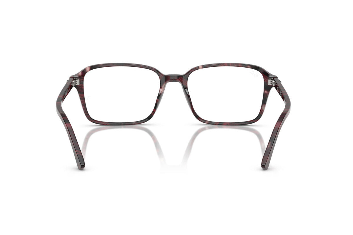 OCCHIALE DA VISTA UNISEX RAY-BAN RX 5431 RAIMOND 8393 FANTASIA TRASPARENTE VIOLA/ROSSO - TAGLIA 54