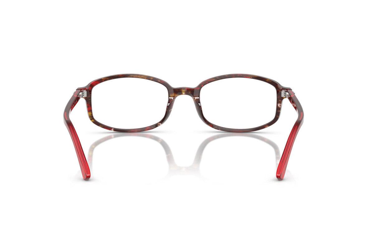 OCCHIALE DA VISTA UNISEX RAY-BAN RX 5432 SAM 8396 PARALUME TRASPARENTE FANTASIA ROSSO - TAGLIA 54
