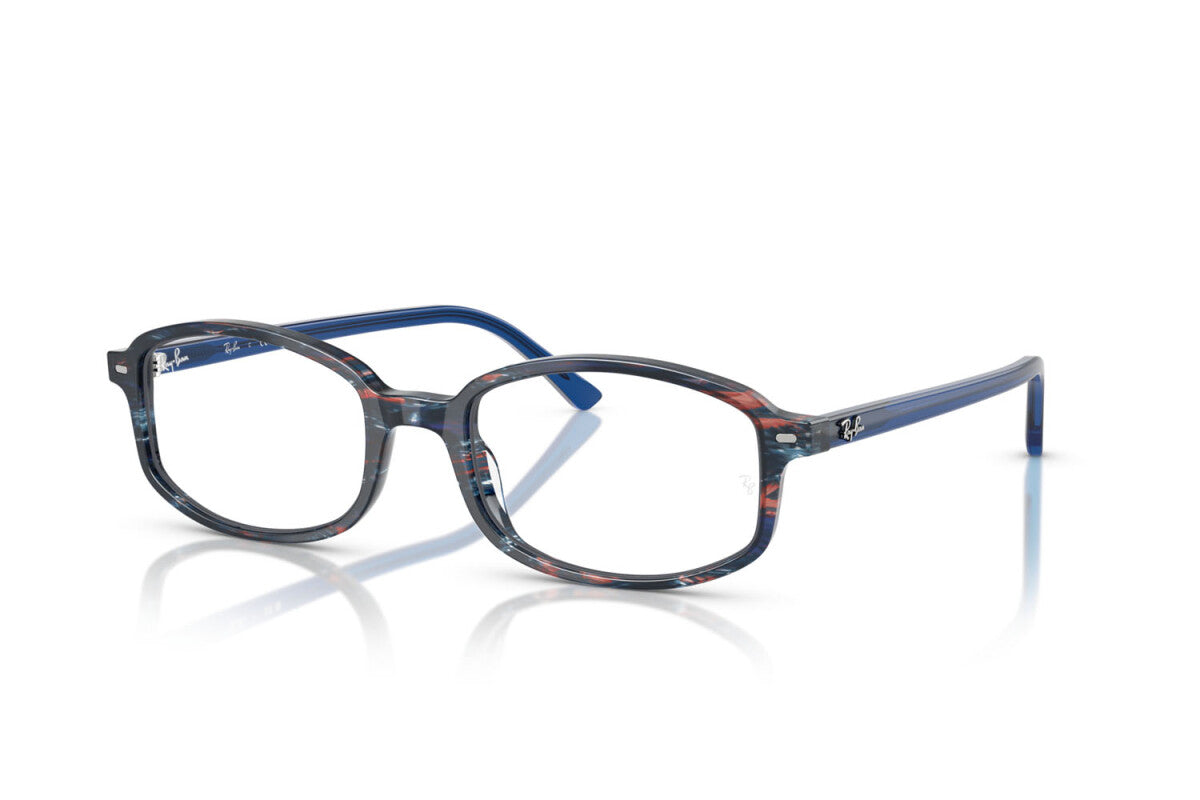 OCCHIALE DA VISTA UNISEX RAY-BAN RX 5432 SAM 8397 PARALUME TRASPARENTE FANTASIA BLU - TAGLIA 52