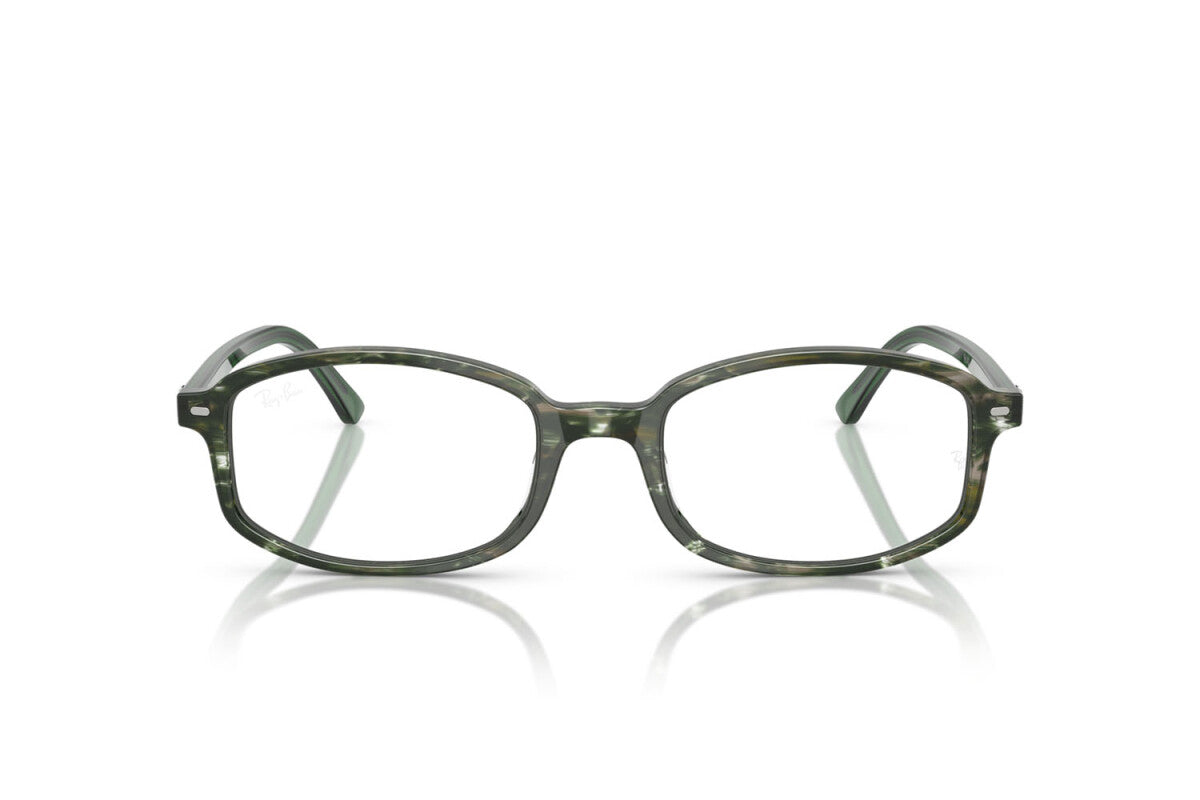 OCCHIALE DA VISTA UNISEX RAY-BAN RX 5432 SAM 8398 PARALUME TRASPARENTE FANTASIA VERDE - TAGLIA 54
