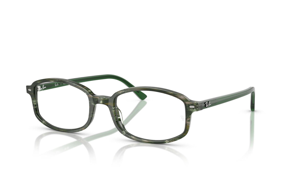 OCCHIALE DA VISTA UNISEX RAY-BAN RX 5432 SAM 8398 PARALUME TRASPARENTE FANTASIA VERDE - TAGLIA 52