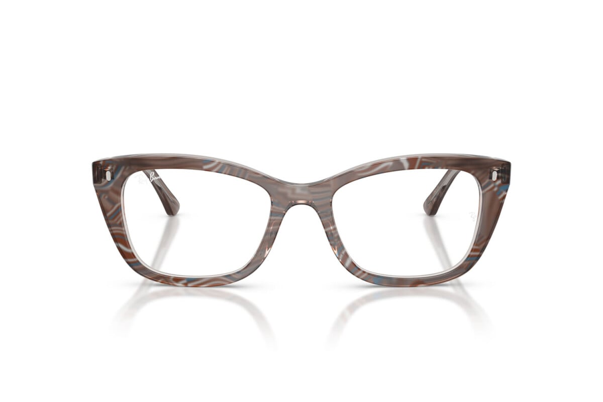 OCCHIALE DA SOLE UNISEX RAY-BAN RX 5433 - 8291 FOTO ONDE GRIGIO - TAGLIA 50