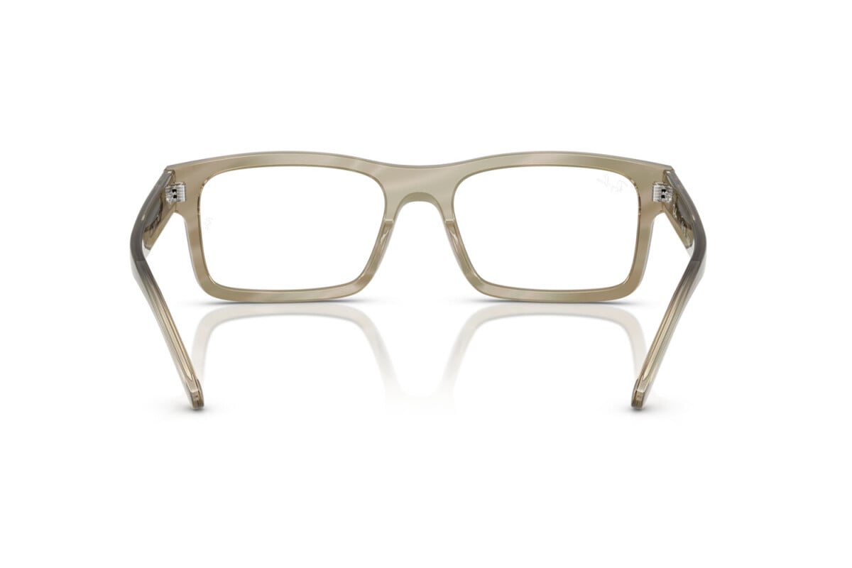 OCCHIALE DA SOLE UNISEX RAY-BAN RX 5435 - 8381 FOTO A STRISCE GRIGIO - TAGLIA 56