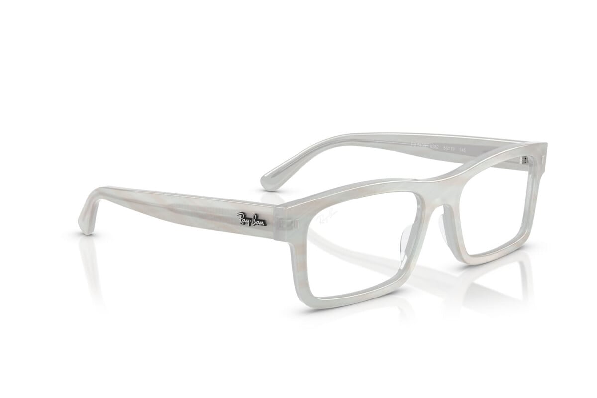 OCCHIALE DA SOLE UNISEX RAY-BAN RX 5435 - 8382 FOTO A STRISCE AZZURRO CHIARO - TAGLIA 54