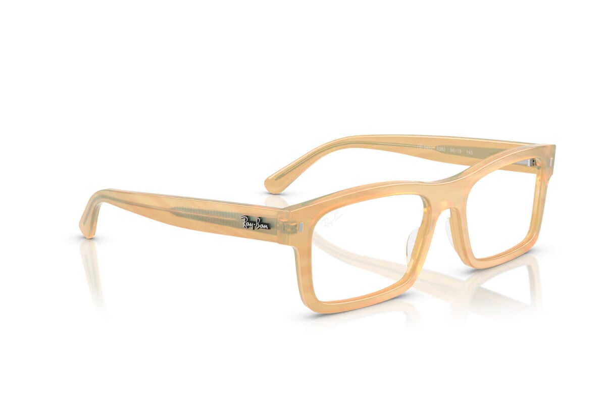 OCCHIALE DA SOLE UNISEX RAY-BAN RX 5435 - 8383 FOTO STRIATO MARRONE - TAGLIA 56