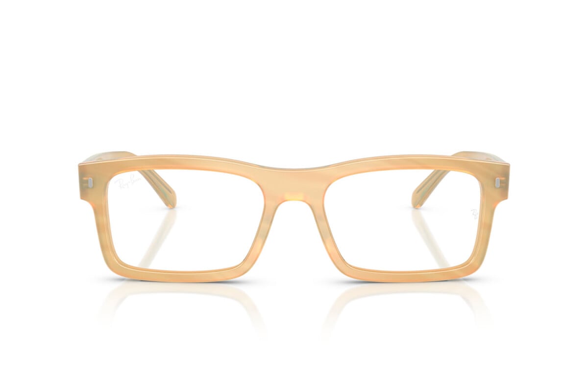 OCCHIALE DA SOLE UNISEX RAY-BAN RX 5435 - 8383 FOTO STRIATO MARRONE - TAGLIA 56