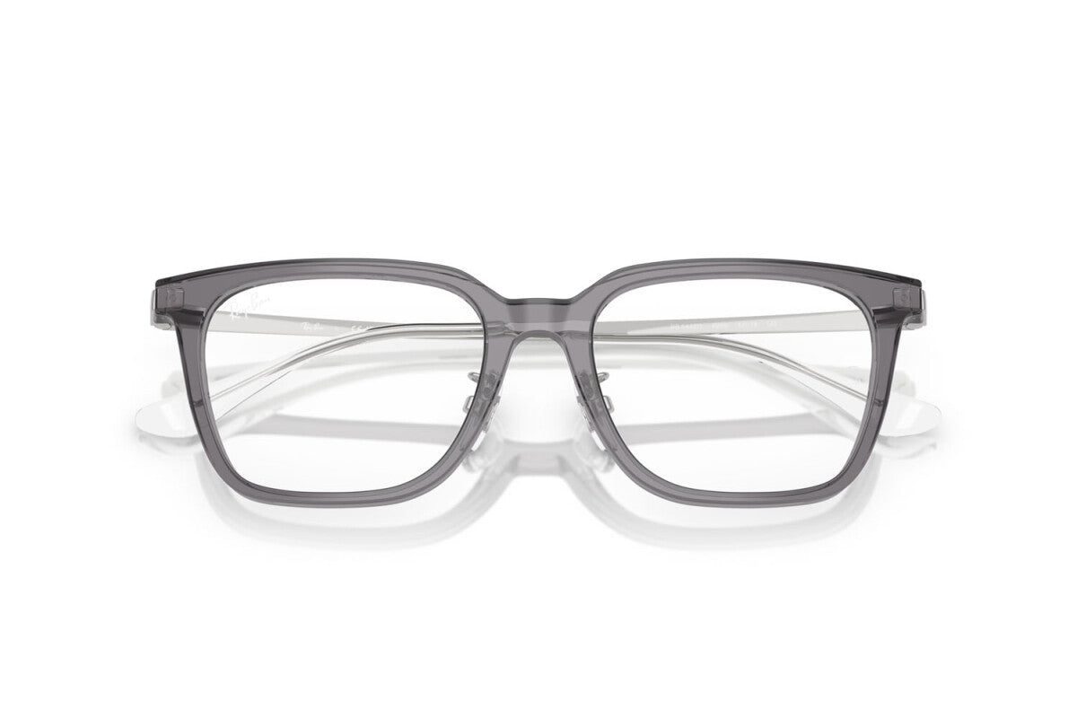 OCCHIALE DA VISTA UNISEX RAY-BAN RX 5442D - 8268 GRIGIO TRASPARENTE - TAGLIA 52