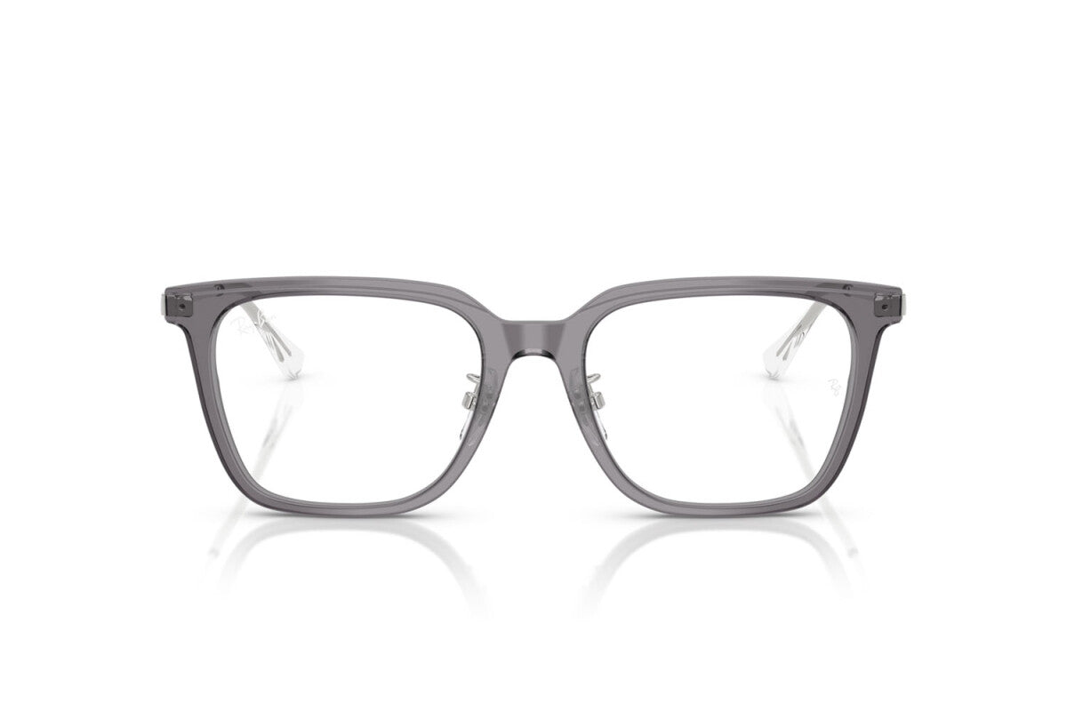 OCCHIALE DA VISTA UNISEX RAY-BAN RX 5442D - 8268 GRIGIO TRASPARENTE - TAGLIA 52