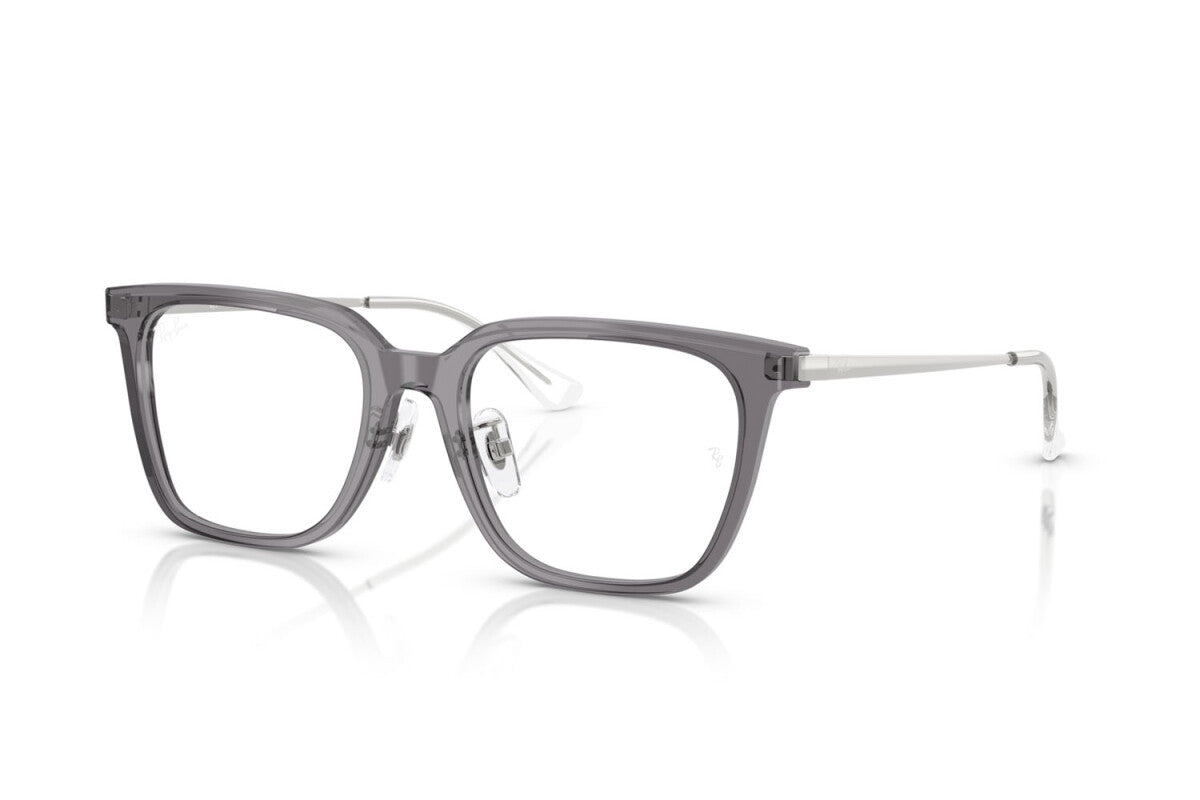 OCCHIALE DA VISTA UNISEX RAY-BAN RX 5442D - 8268 GRIGIO TRASPARENTE - TAGLIA 52