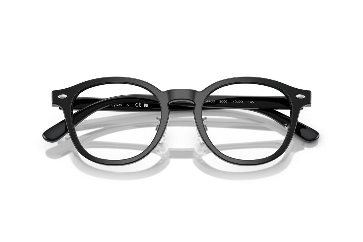 OCCHIALE DA VISTA UNISEX RAY-BAN RX 5443D - 2000 NERO - TAGLIA 49