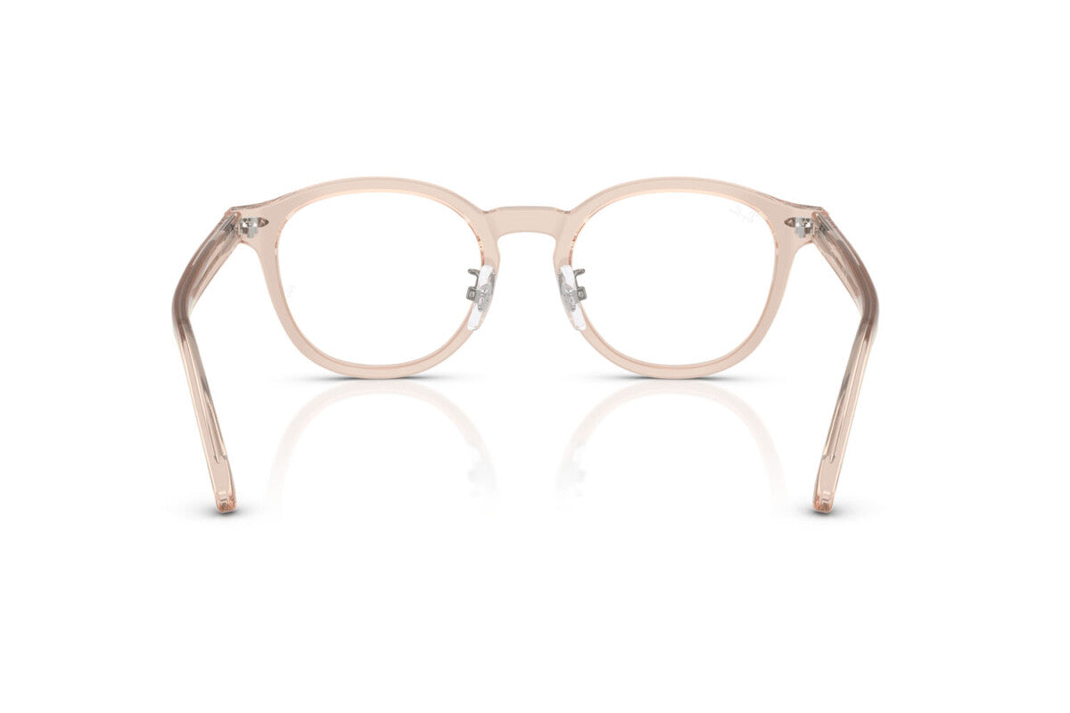 OCCHIALE DA VISTA UNISEX RAY-BAN RX 5443D - 8267 MARRONE CHIARO TRASPARENTE - TAGLIA 49