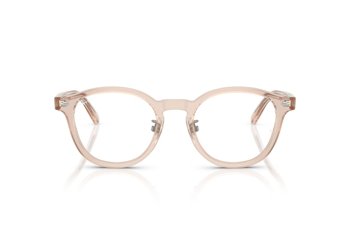 OCCHIALE DA VISTA UNISEX RAY-BAN RX 5443D - 8267 MARRONE CHIARO TRASPARENTE - TAGLIA 49