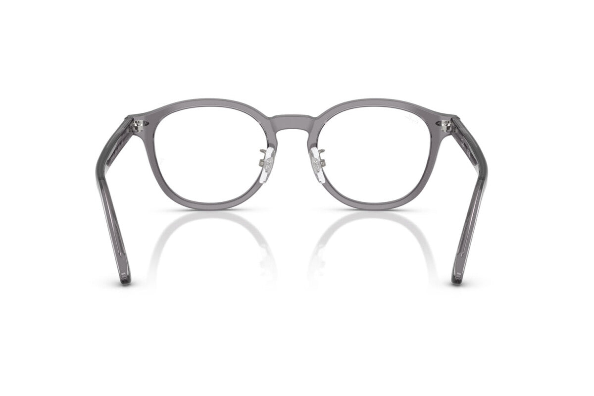 OCCHIALE DA VISTA UNISEX RAY-BAN RX 5443D - 8268 GRIGIO TRASPARENTE - TAGLIA 49