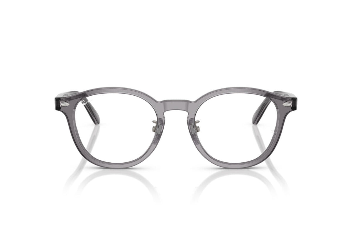 OCCHIALE DA VISTA UNISEX RAY-BAN RX 5443D - 8268 GRIGIO TRASPARENTE - TAGLIA 49