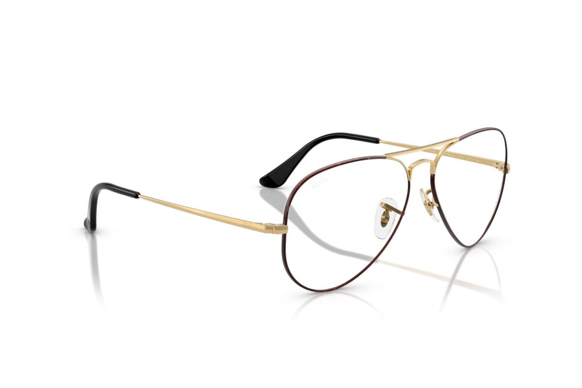 OCCHIALE DA VISTA UNISEX | RAY-BAN RX 6489 - AVIATOR 3175 NERO SU ARISTA - CALIBRO 55