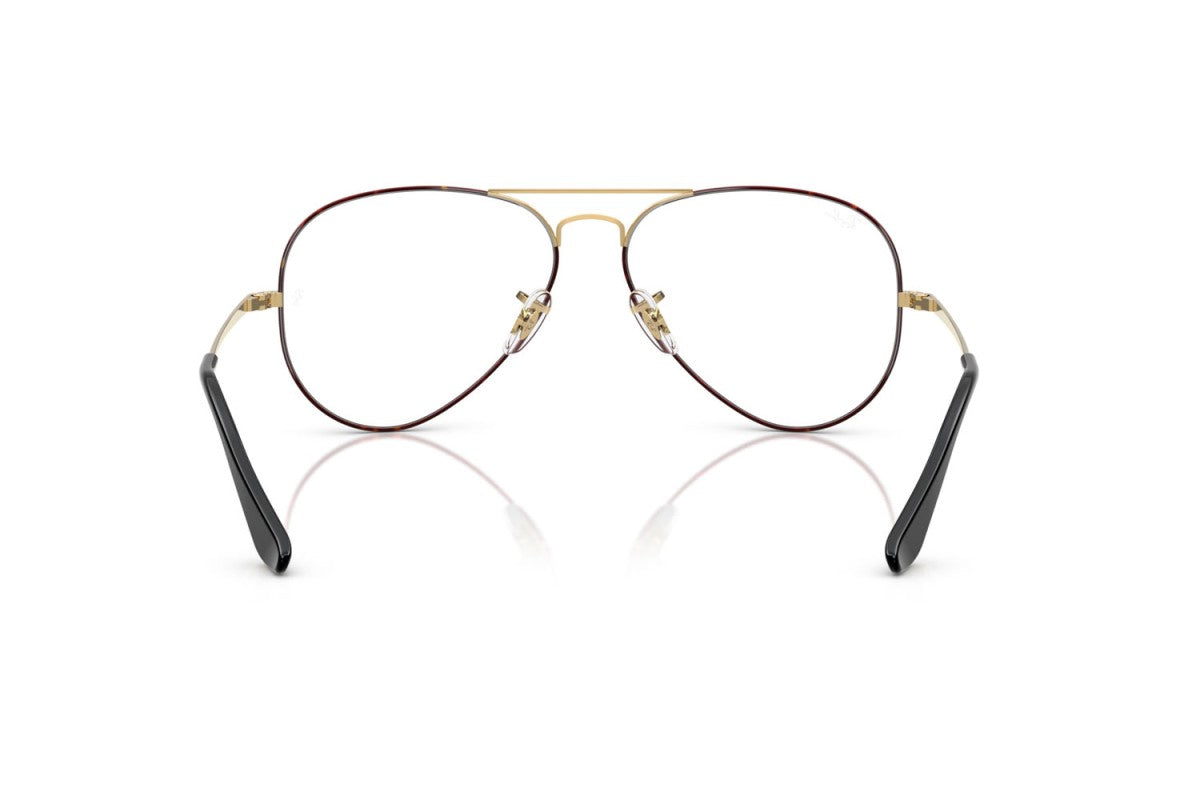 OCCHIALE DA VISTA UNISEX | RAY-BAN RX 6489 - AVIATOR 3175 NERO SU ARISTA - CALIBRO 55