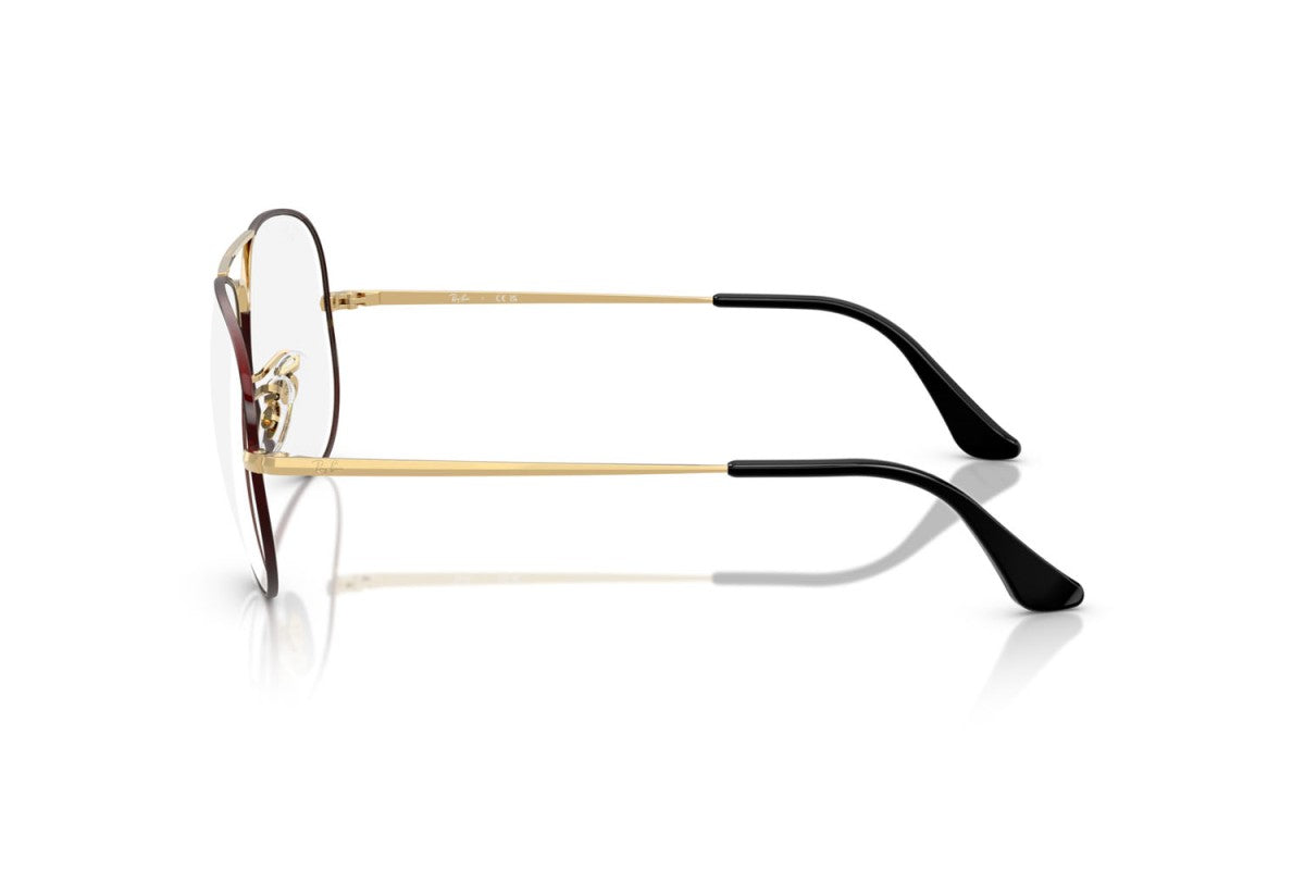 OCCHIALE DA VISTA UNISEX | RAY-BAN RX 6489 - AVIATOR 3175 NERO SU ARISTA - CALIBRO 55
