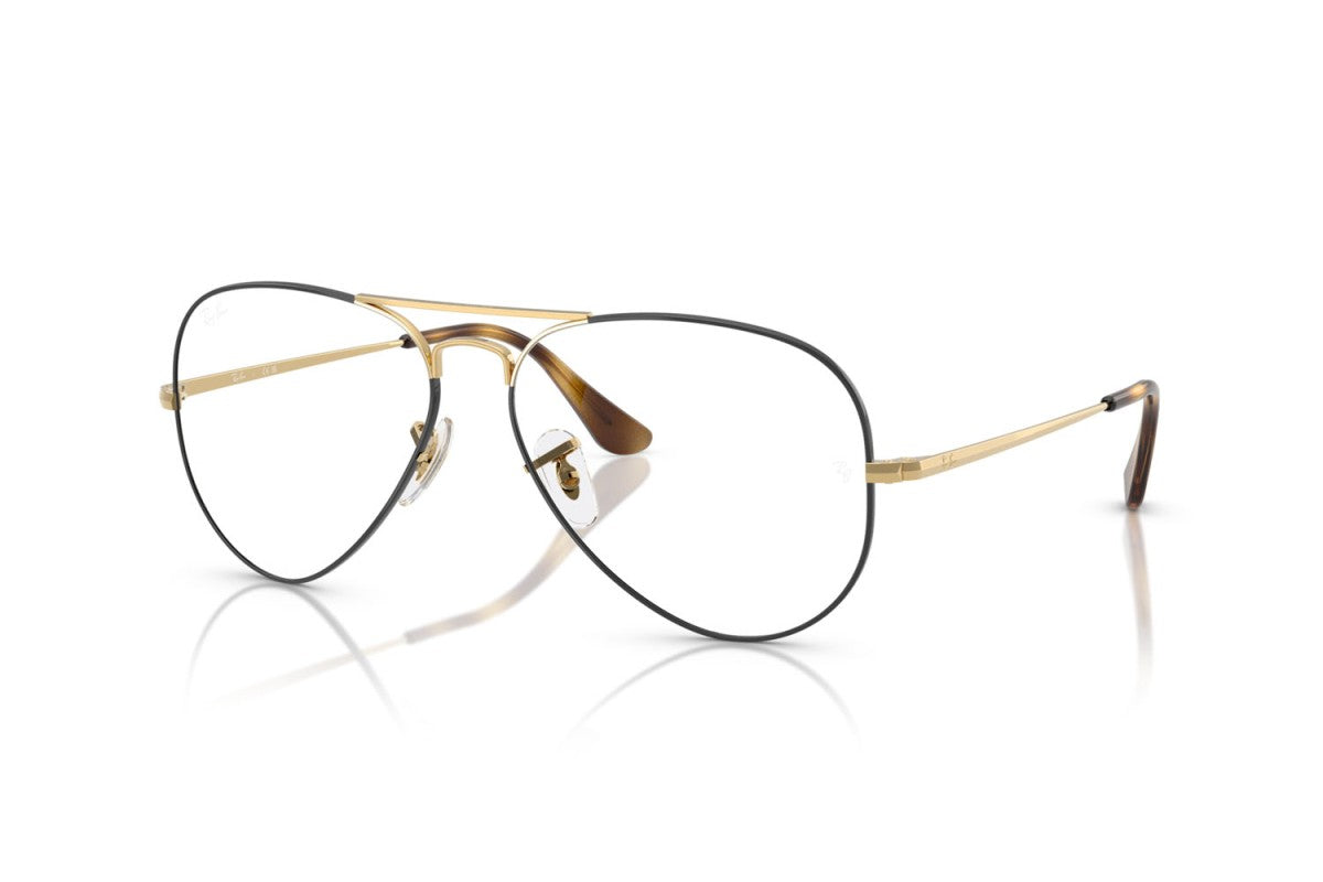 OCCHIALE DA VISTA UNISEX | RAY-BAN RX 6489 - AVIATOR 3177 L'AVANA SU ARISTA - CALIBRO 55
