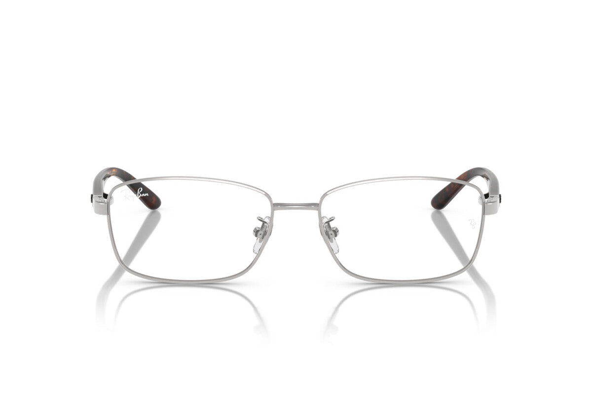 OCCHIALE DA VISTA UNISEX RAY-BAN RX 6527D - 2595 ARGENTO SPAZZOLATO - TAGLIA 56