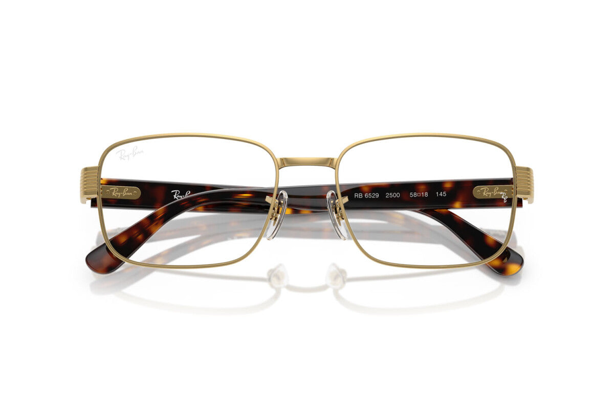 OCCHIALE DA VISTA UNISEX RAY-BAN RX 6529 - 2500 ARISTA ORO - TAGLIA 54