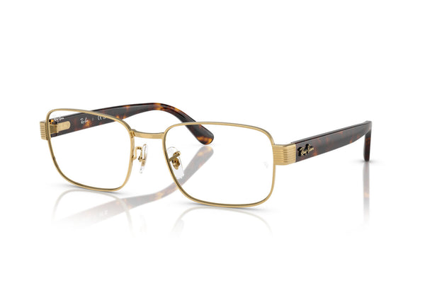 OCCHIALE DA VISTA UNISEX RAY-BAN RX 6529 - 2500 ARISTA ORO - TAGLIA 56