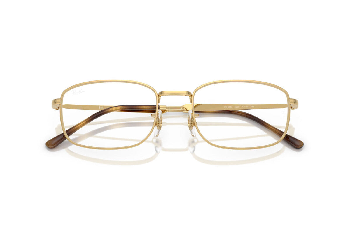OCCHIALE DA VISTA UNISEX RAY-BAN RX 6533 - 2500 ARISTA ORO - TAGLIA 52