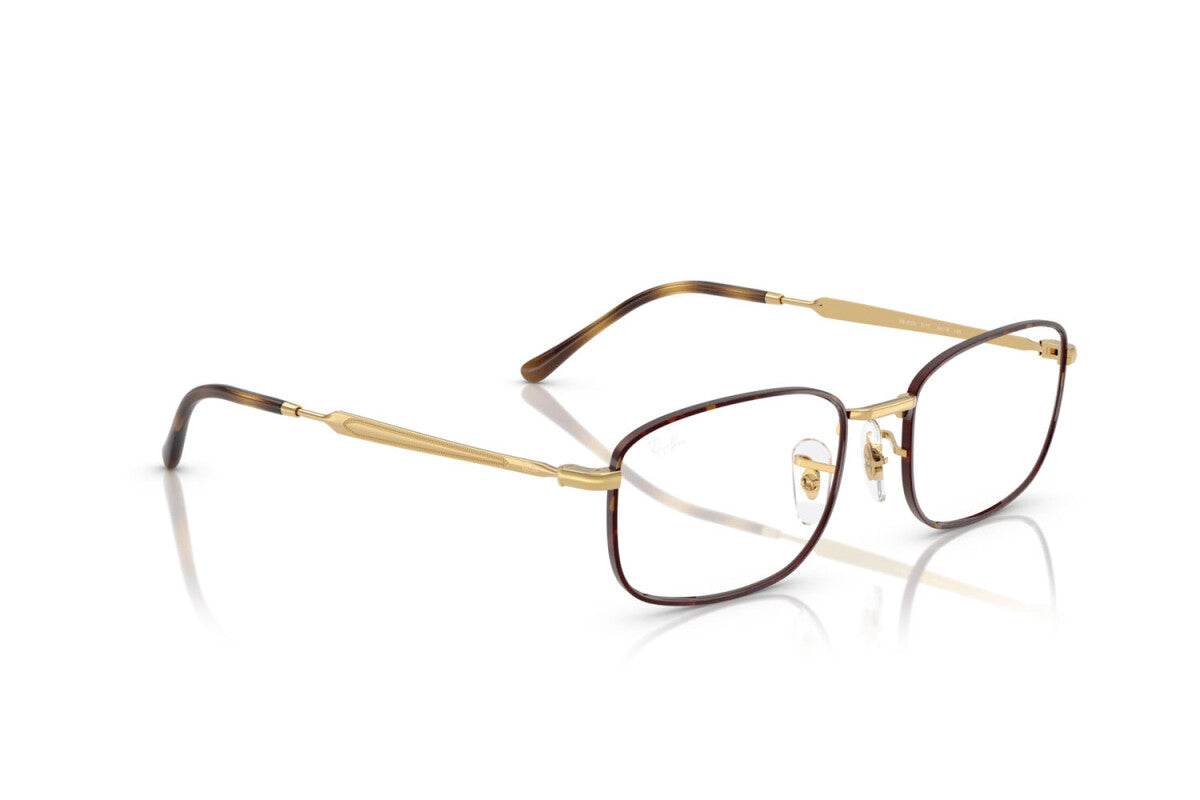 OCCHIALE DA VISTA UNISEX RAY-BAN RX 6533 - 3177 HAVANA SU ARISTA GOLD - TAGLIA 54