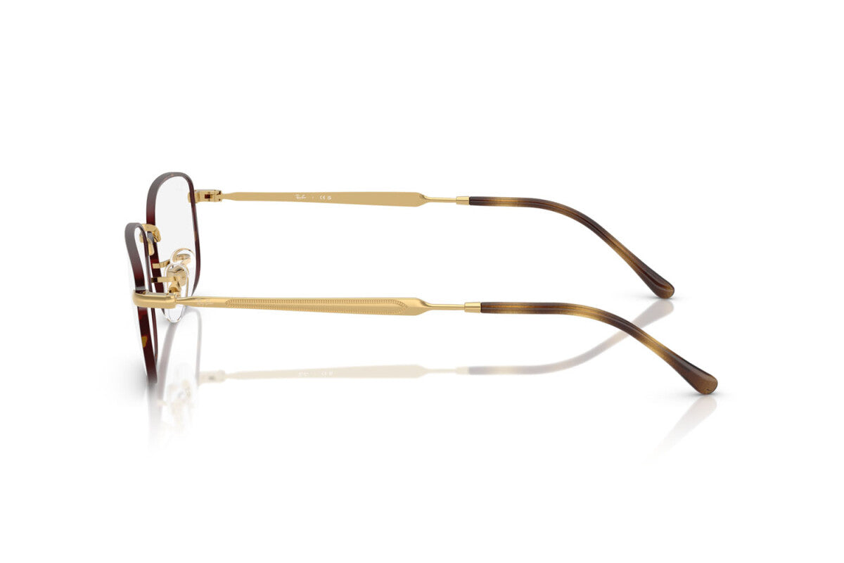 OCCHIALE DA VISTA UNISEX RAY-BAN RX 6533 - 3177 HAVANA SU ARISTA GOLD - TAGLIA 54