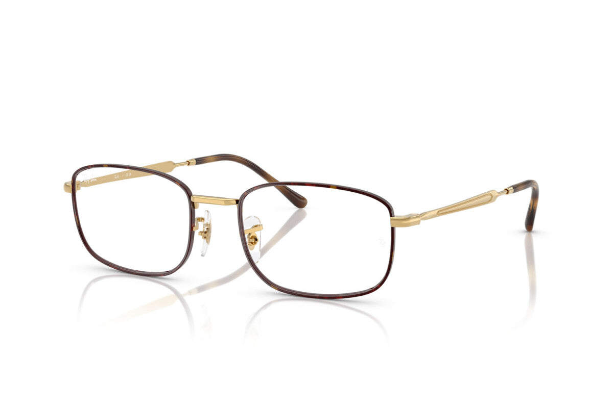 OCCHIALE DA VISTA UNISEX RAY-BAN RX 6533 - 3177 HAVANA SU ARISTA GOLD - TAGLIA 52