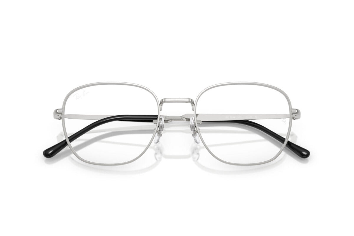 OCCHIALE DA VISTA UNISEX RAY-BAN RX 6534 - 2501 ARGENTO - TAGLIA 51